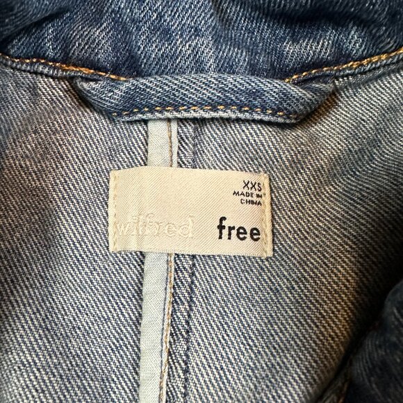 Aritzia Wilfred Free Abigail Shacket Workwear Chore Coat Denim Jacket XX-Small - Picture 2 of 6